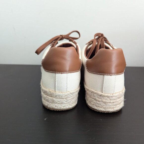 Michael Kors Poppy Espadrille Lace-Up Canvas Sneaker - Picture 2 of 5